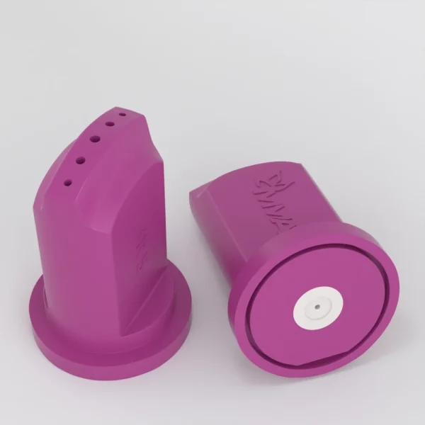 Dwie fioletowe końcówki do opryskiwacza